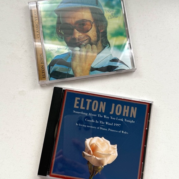 Elton John CD's - Rock of the Westies and Something About The Way You Look Tonig - Picture 1 of 5